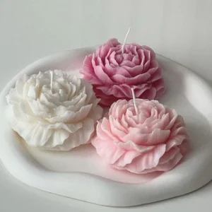 Big Rose candle